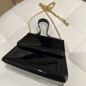 Crossbody mini black purse :)